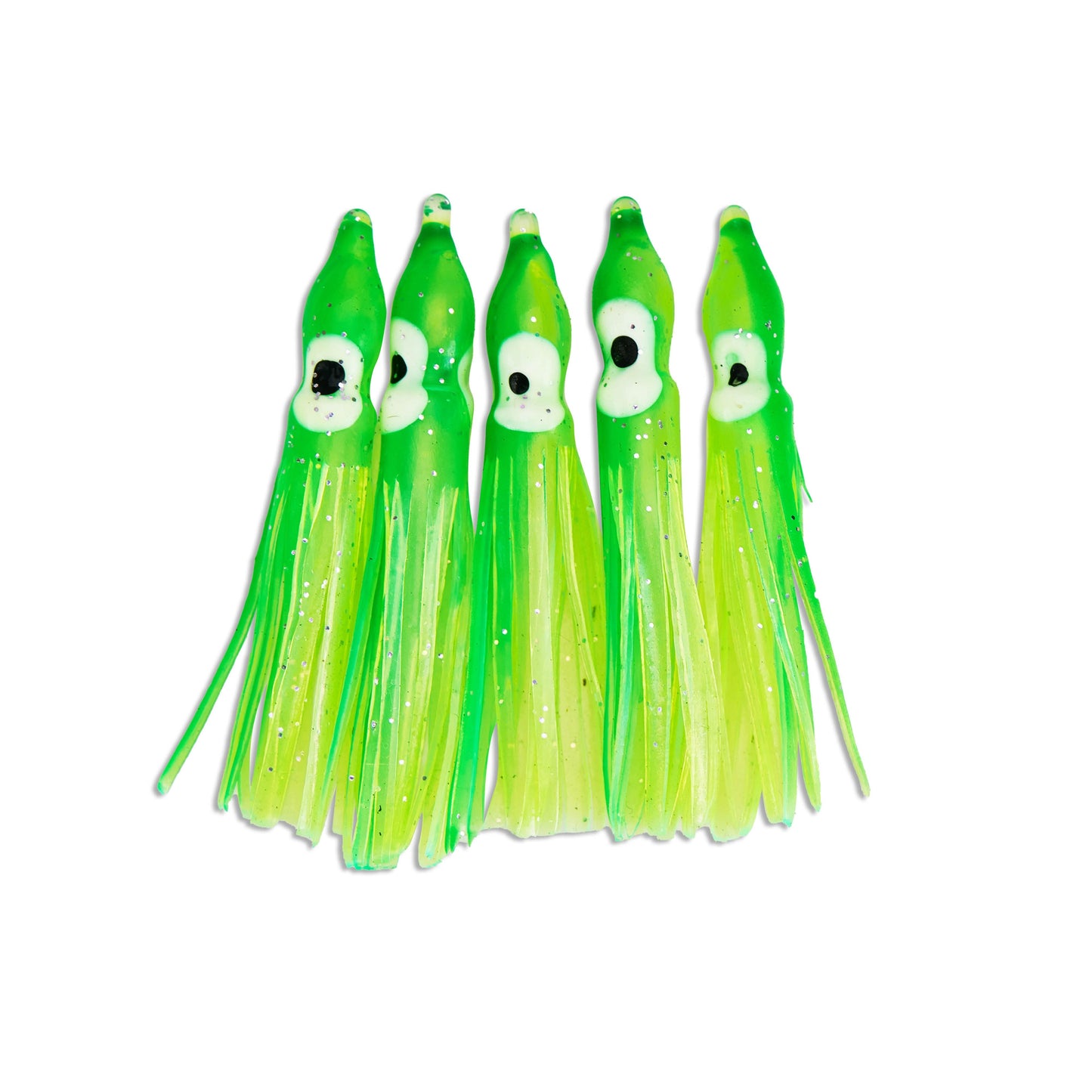 "Mountain Doo" Hoochie Squid Skirts (5x PACK) 3.5"