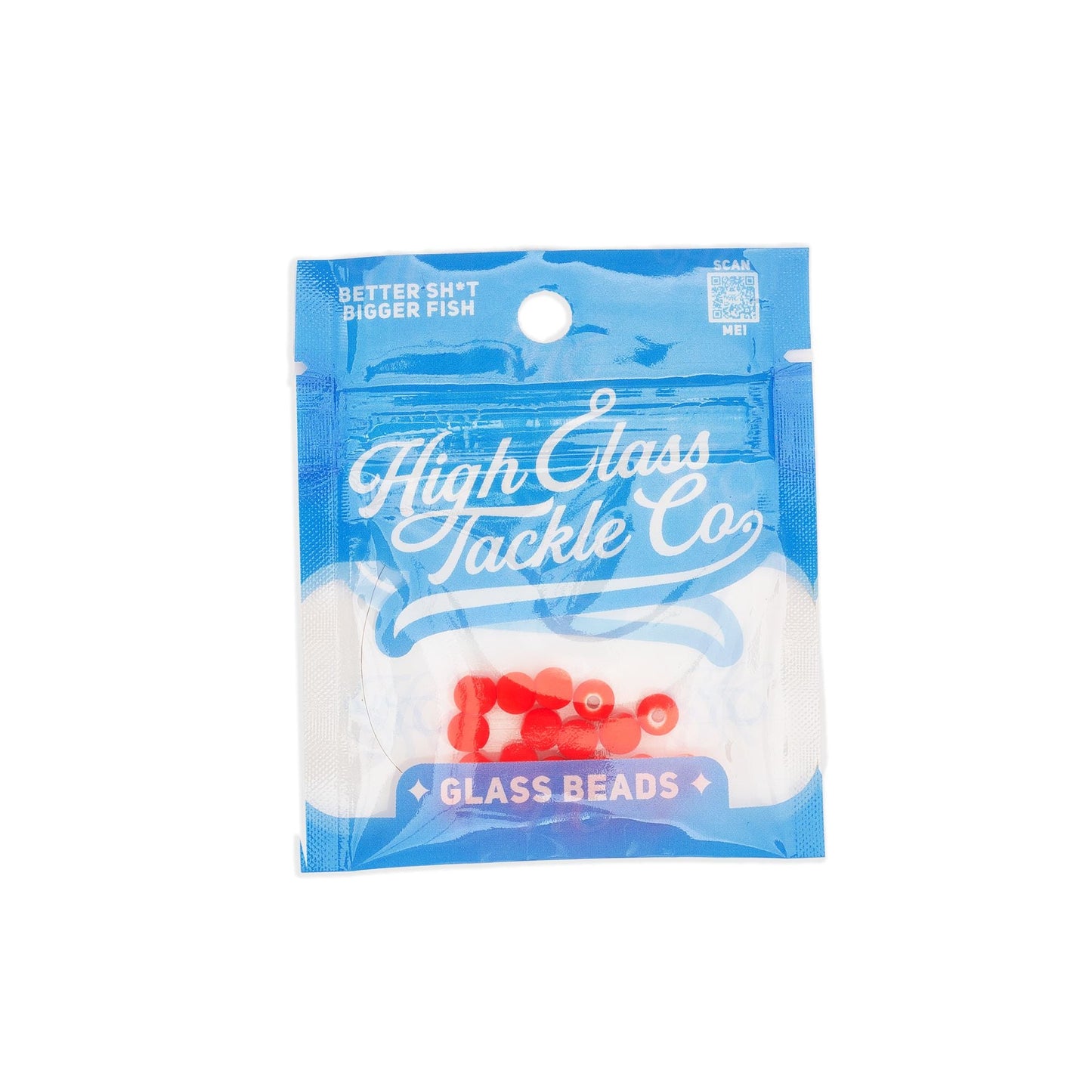 Orange Glass Beads 6mm (20pack)