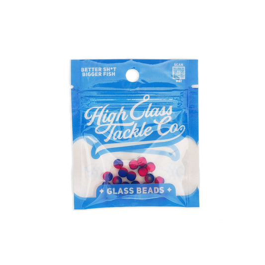 Pink/Blue Glass Beads 6mm (20pack)