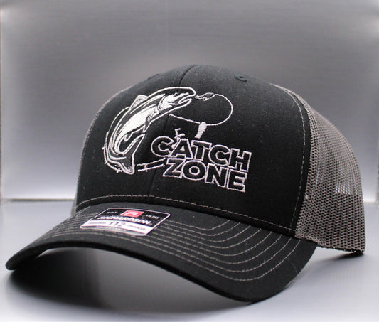 Catch Zone Hat (Black with Grey Mesh)